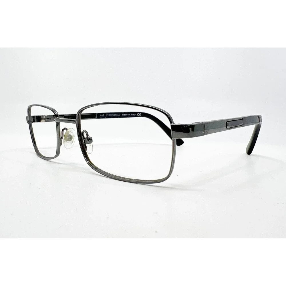Chesterfield Eyeglass Frames Mens Gunmetal Rectangular CH 825 0KJ1 52-19-140